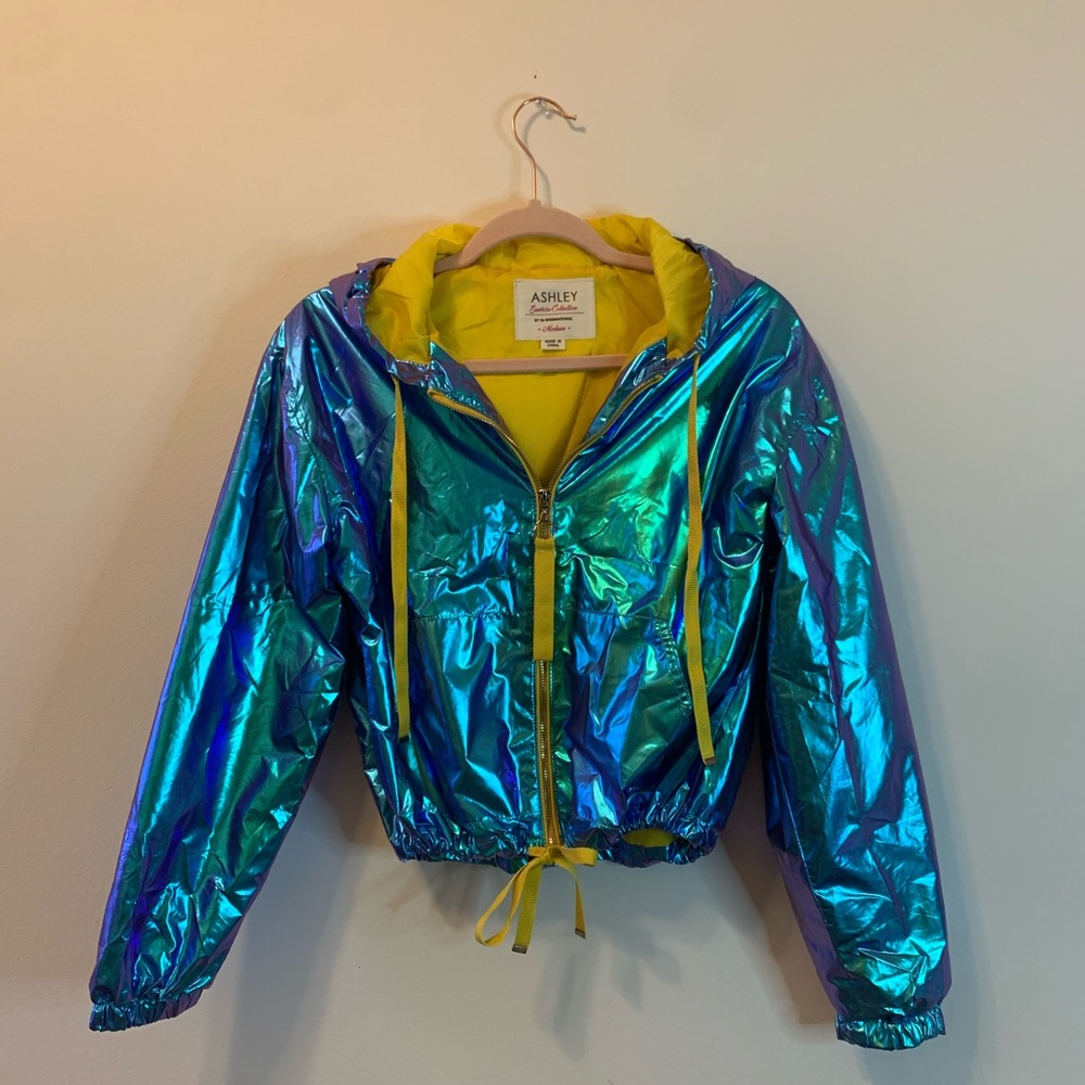 80s style Metallic sport jacket